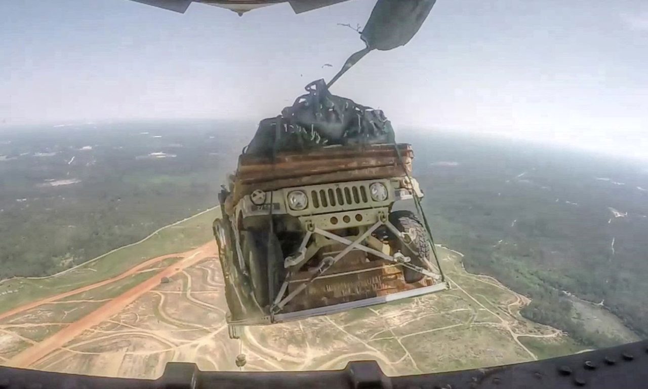 Humvee Airdrop From C-17 | AIIRSOURCE