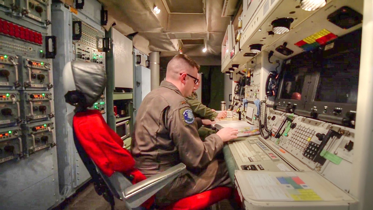 Inside Top Secret Clearance ICBM Missile Launch Control Center