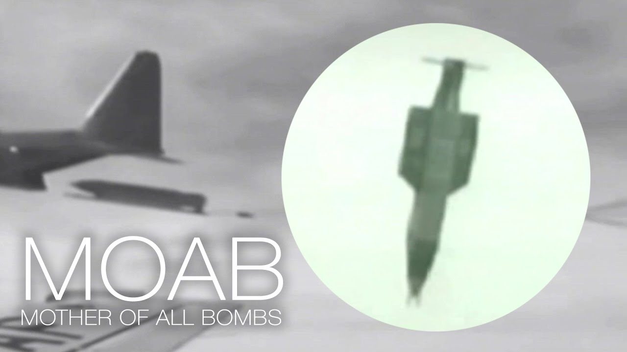 Mother Of All Bombs Mc 130 Drops Gbu 43b Massive Ordnance Air Blast 