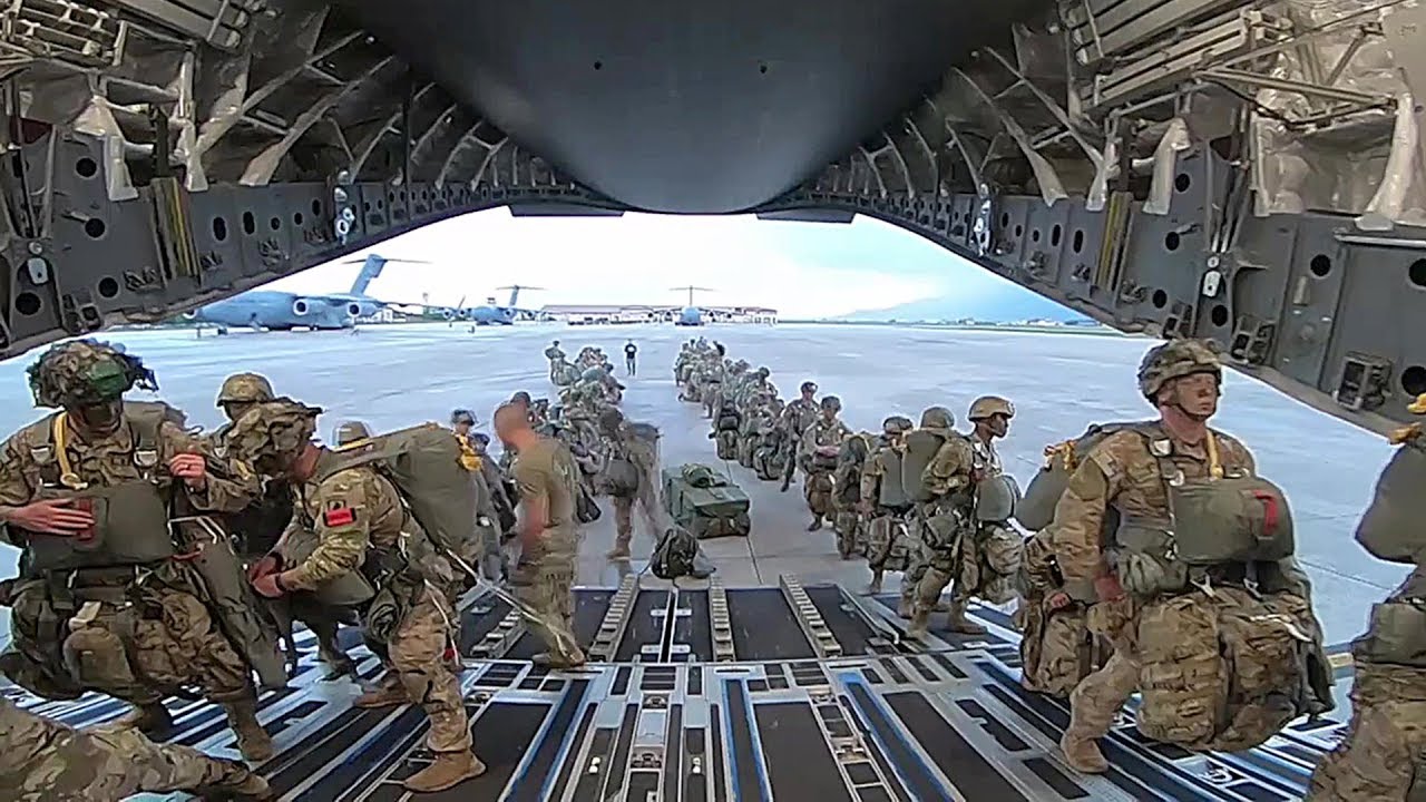 U.S. Army Paratroopers Conduct Airborne Jump In Italy AIIRSOURCE